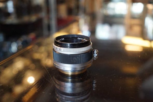 Canon lens 35mm 1:2.8 in Leica screw mount