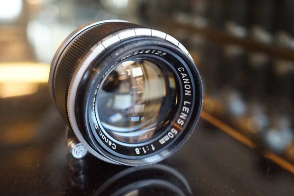 Canon lens 50mm 1:1.8 in Leica screw mount