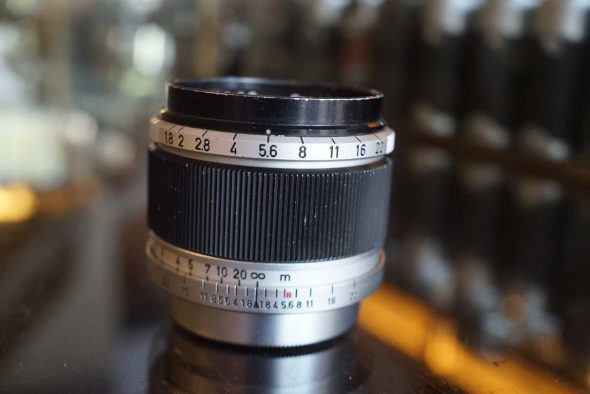 Canon lens 50mm 1:1.8 in Leica screw mount