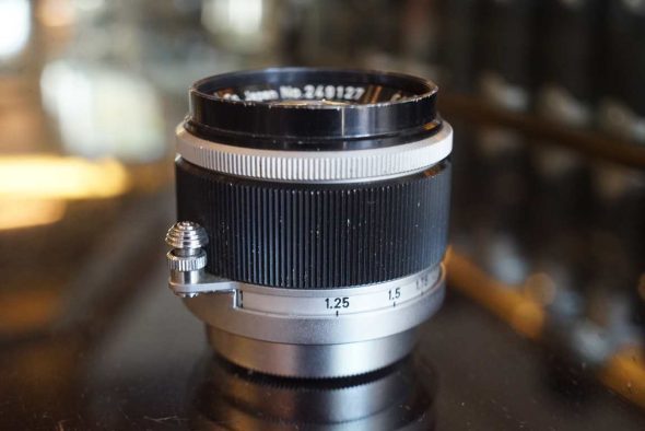 Canon lens 50mm 1:1.8 in Leica screw mount