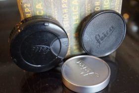 Leica M caps lot: front lens cap, Back lens cap and body cap
