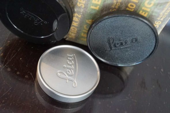 Leica M caps lot: front lens cap, Back lens cap and body cap