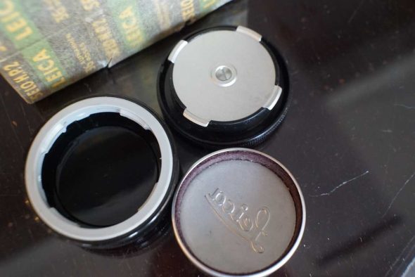 Leica M caps lot: front lens cap, Back lens cap and body cap