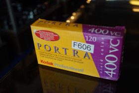 Kodak Portra 400VC in 120, 5-pack, expired 06/2007