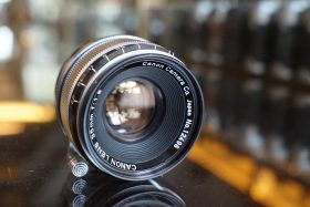 Canon lens 35mm 1:1.8 in Leica screw mount