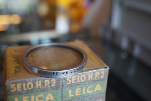 Leica Leitz E43 UVa Chrome filter for first version Summilux 1:1.4 / 50mm