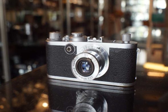 Leica If chrome + Elmar 50mm F/3.5 lens