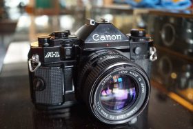 Canon A-1 + 50mm F/1.4 lens