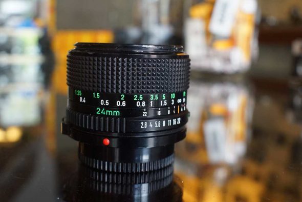 Canon lens nFD 24mm f/2.8 FD