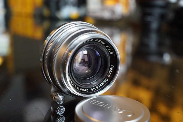 Canon 35mm f/2.8 Leica screw mount lens.