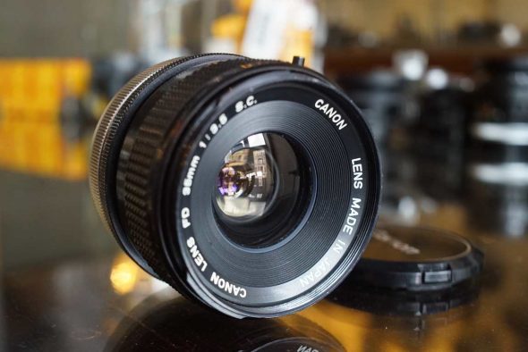 Canon FD 35mm f/3.5 SC lens