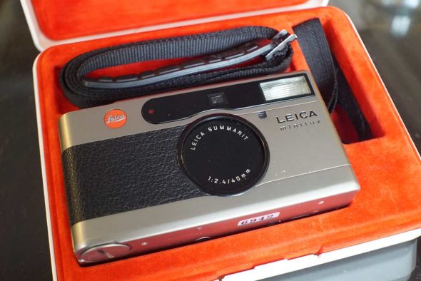 Leica Minilux with 40/2.4 Summarit lens, cased