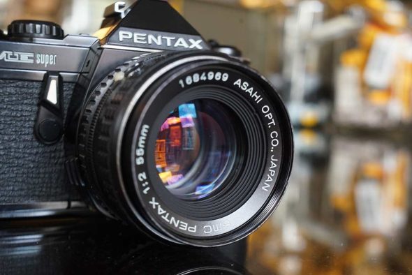 Pentax ME super black + SMC K 55mm F/2 lens