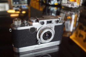 Leica IIf + Red Scale Elmar 3.5 / 5cm + Leicavit SYOOM Rapidwinder