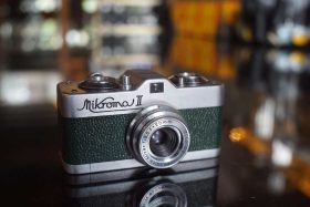 Mikroma II Green subminiature camera + filter set