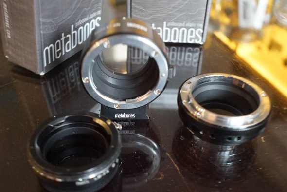 3x Lens adapter for FujiFilm X mount: Canon FD, Nikon F and Leica M