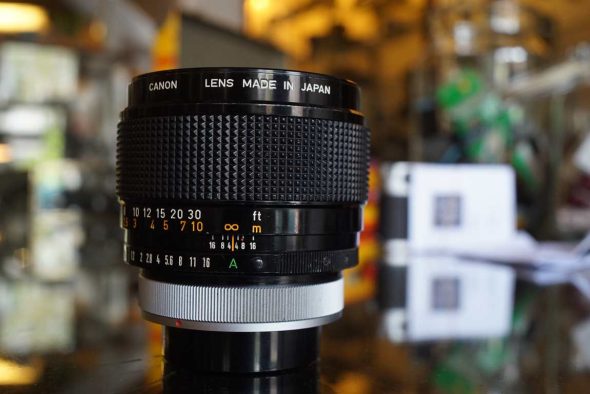 Canon lens FD 85mm F/1.2 S.S.C. Aspherical, cleaned