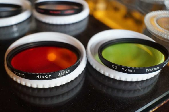 Lot of 52mm Nikon filters