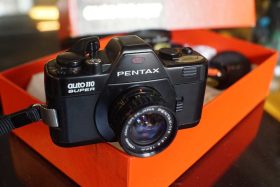 Pentax 110 Super kit with 4 lenses, boxed collectors kit