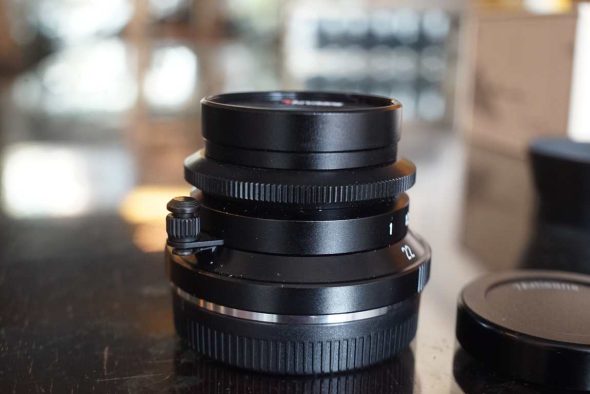 7Artisans 28mm F/5.6 lens black for Leica M, boxed