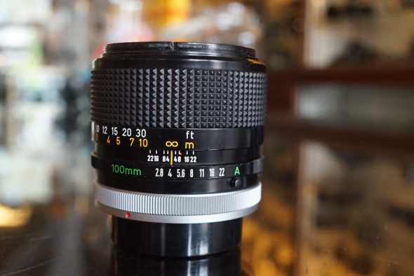 Canon FD 100mm f/2.8 SSC