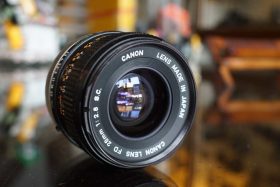 Canon FD 28mm f/2.8 wide angle lens