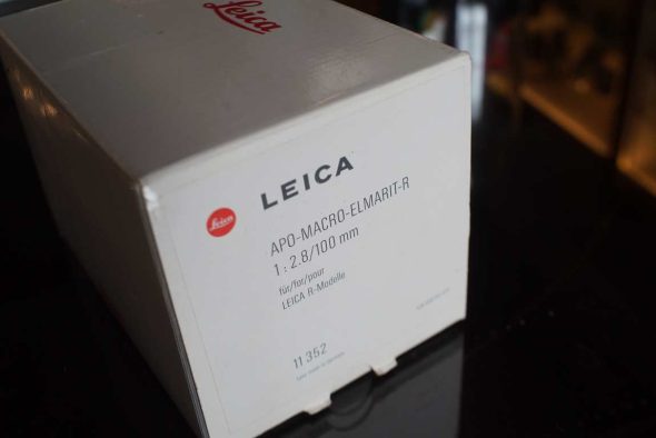 Leica APO Macro-Elmarit-R 2.8 / 100mm ROM, Boxed