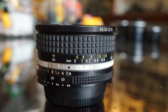 Nikon Nikkor 20mm F/2.8 Ai-S lens