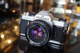 Pentax MX chrome + 50mm F/2 lens, OUTLET