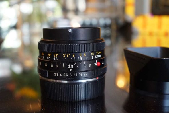 Leica Leitz Elmarit-R 28mm F/2.8 lens, 3-cam version