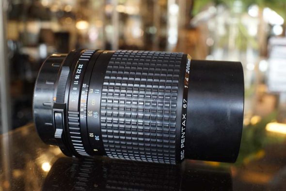 Pentax SMC 200mm F/4 lens for 6×7, late version