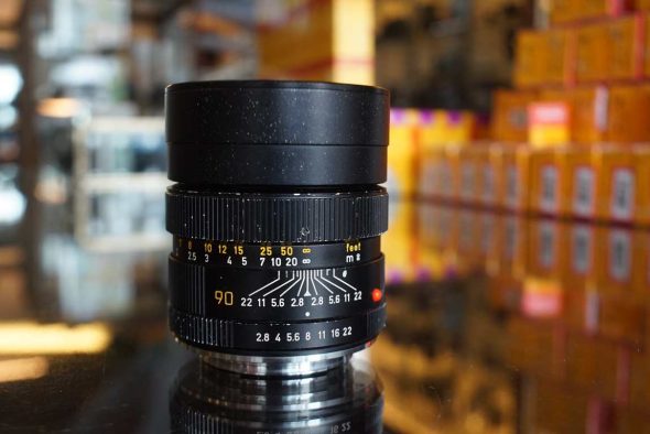 Leica Leitz Elmarit-R 90mm f/2.8 3-cam worn