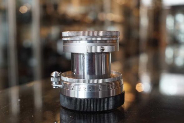 Leica Leitz Summitar f=5cm F/2 LTM lens chrome