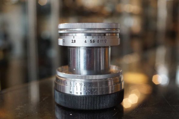 Leica Leitz Summitar f=5cm F/2 LTM lens chrome