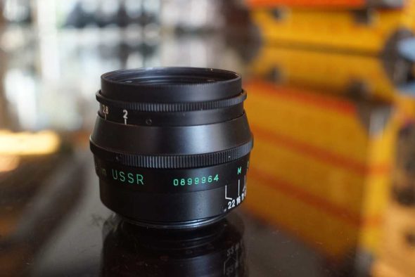 Jupiter-8 50mm F/2 LTM lens black