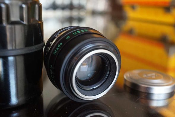 Jupiter-8 50mm F/2 LTM lens black