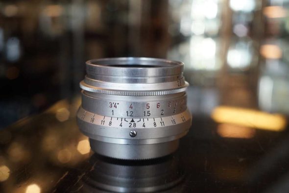 Leica Leitz Summaron 35mm F/2.8 lens chome, LTM mount