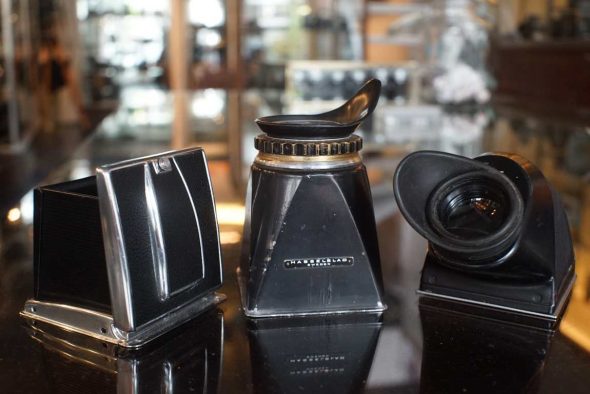 Lot of 3 original Hasselblad finders for 500 series bodies