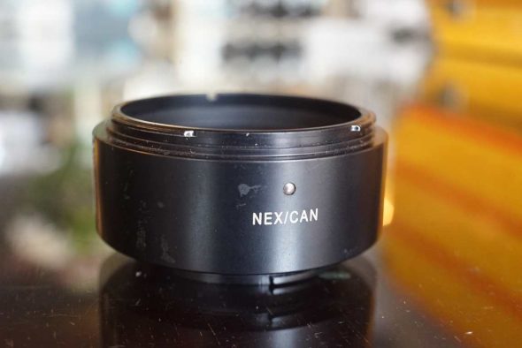 Novoflex Canon FD lens to Sony E-mount camera lensadapter