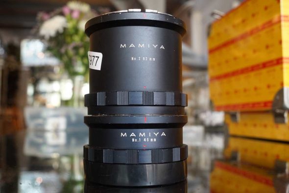 Mamiya RB67 extension tubes No.1 45mm and No.2 82mm