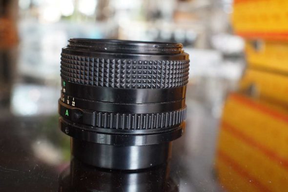 Canon nFD 28mm f/2.8 with hood