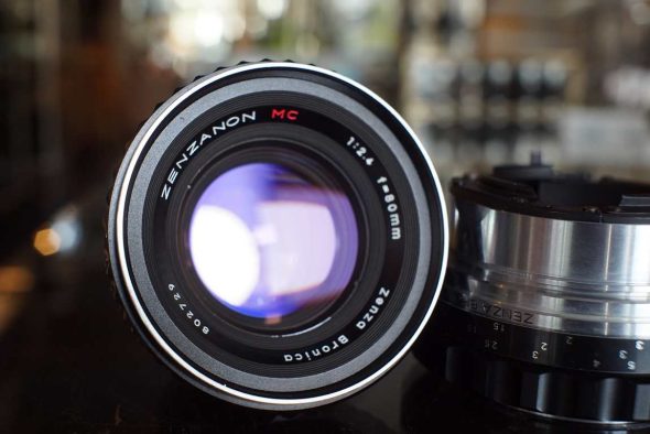 Bronica Zanzanon MC 80mm F/2.4 lens for EC-TL / S2 system