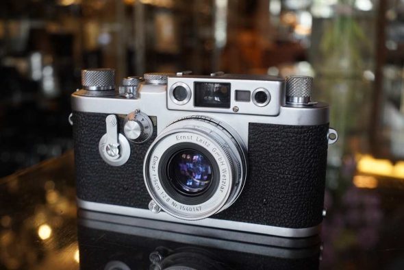 Leica IIIG rangefinder with 50m F/2.8 Elmar lens