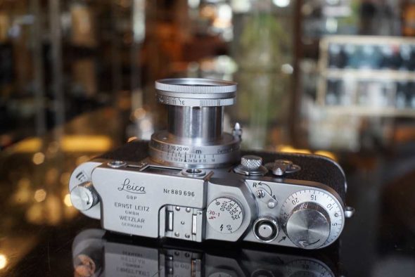 Leica IIIG rangefinder with 50m F/2.8 Elmar lens