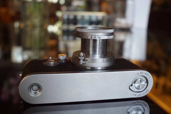 Leica IIIG rangefinder with 50m F/2.8 Elmar lens