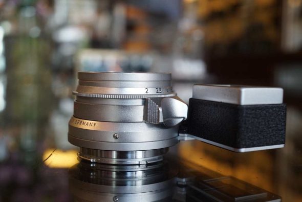 Leica Leitz Summicron 35mm F/2 chrome, 8-elements, M3 version with goggles