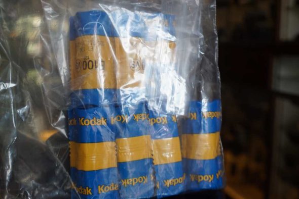 Lot of Ektachrome film in 120 format, expired 2002-2009