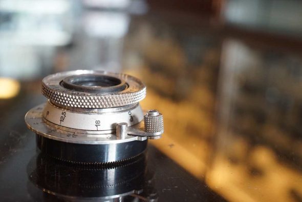 Leica Leitz Elmar 3.5cm F/3.5 lens in Nickel, Snail cam