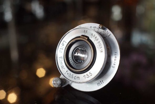 Leica Leitz Elmar 3.5cm f/3.5, Chrome