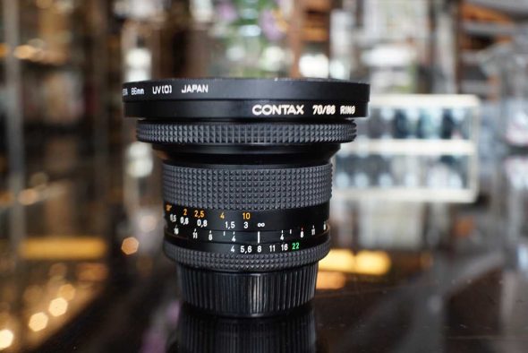 Contax Zeiss Distagon 18mm f/4 MMJ w/ Filter adapter